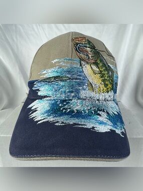 Vintage Bass Pros Shop Hat One Size Fits Most 1990s Limited Edition Fishing Rare